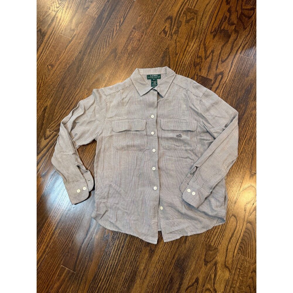 Lauren Ralph Lauren, Long Sleeved Shirt, Women's 4P, GUC
